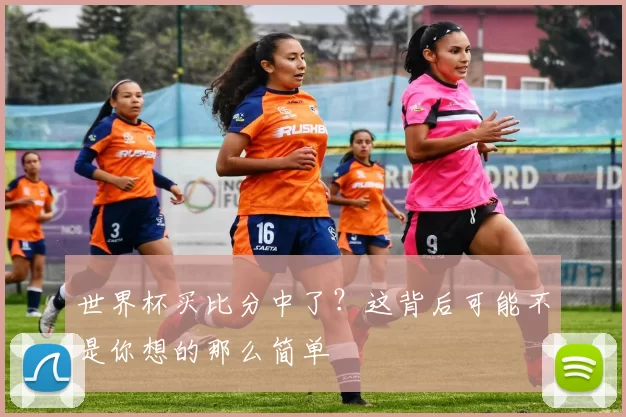 世界杯买比分中了?这背后可能不是你想的那么简单